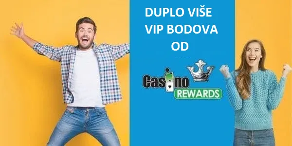 Mjesečna promocija Casino Rewards: Dvostruki VIP bodovi za ovu igru